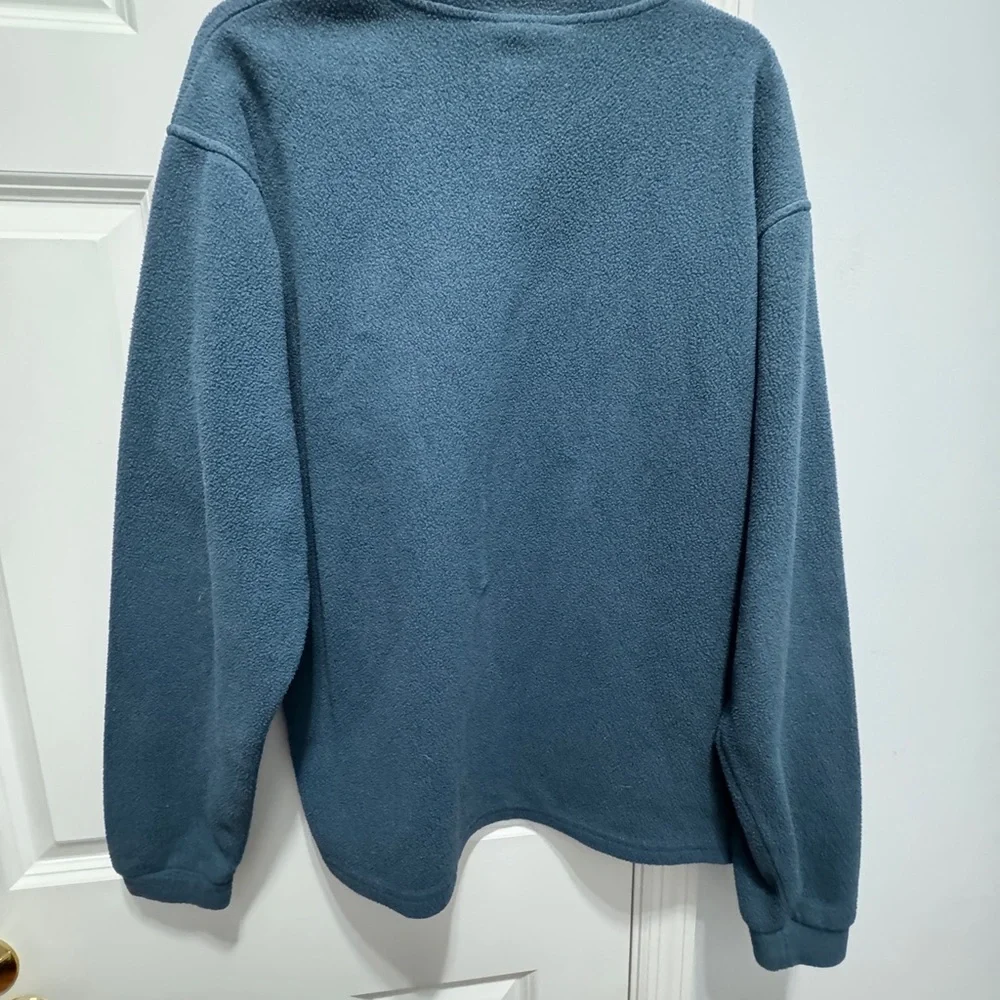 The north face size large mock fleece sweater turtleneck